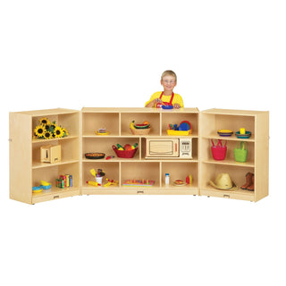 Jonti-Craft Baltic Birch 0366JC Wood Storage Cabinet, 96" Wide, Brown - Default Title