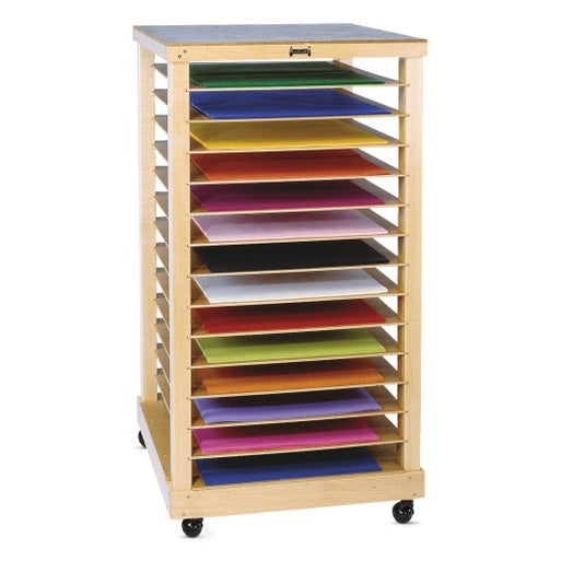 Jonti-Craft Baltic Birch 0386JC Wood Paper Rack, 30 1/2" Wide, Brown - photo 2