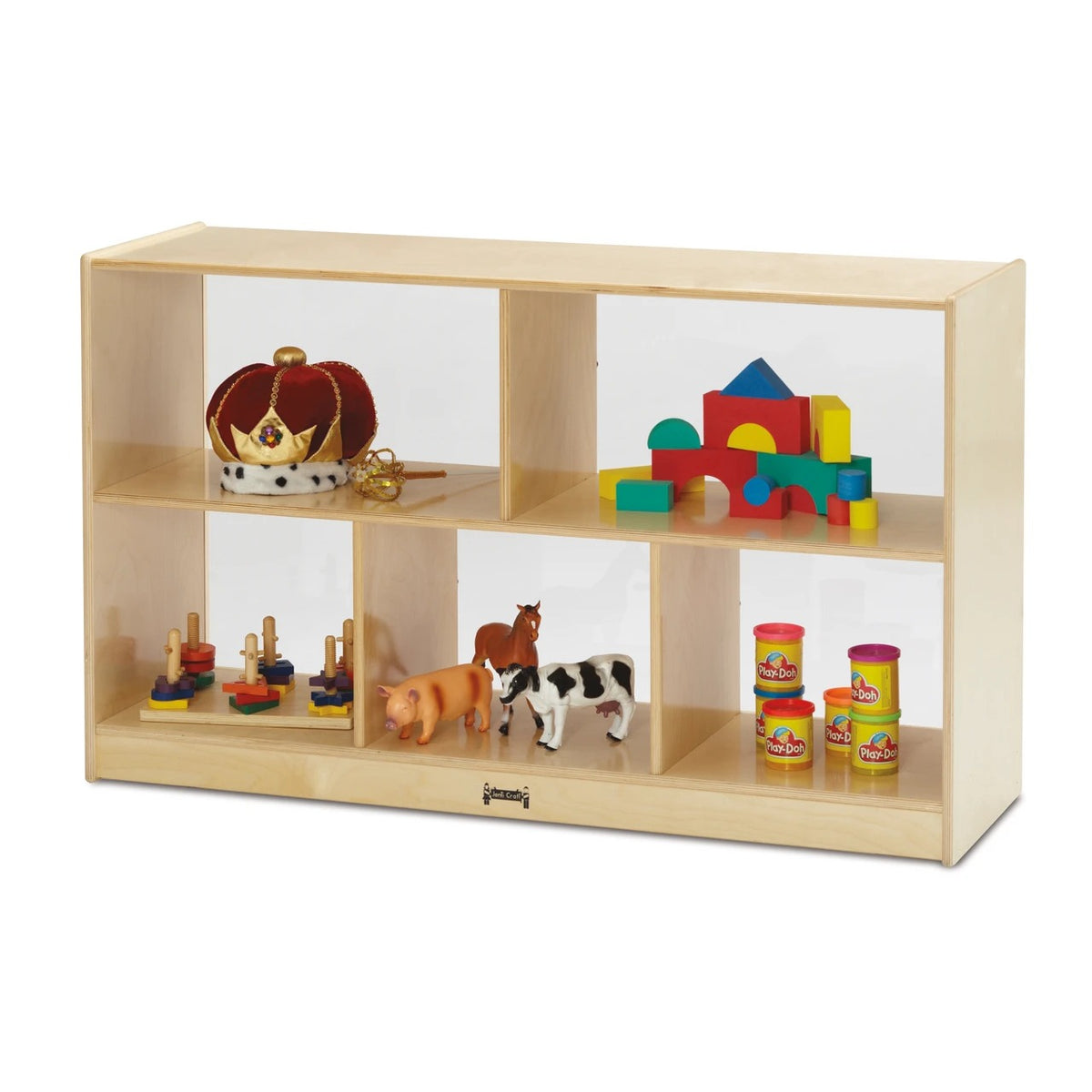 Jonti-Craft Baltic Birch Wood Storage Cabinet, 48" Wide, Beige - photo 2