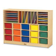 Jonti-Craft Baltic Birch Wood Storage Cabinet, 15 Lugs, Beige - photo 3