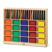 Jonti-Craft Baltic Birch Wood Classroom Organizer, 48" Wide, Beige - 0418JC