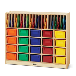 Jonti-Craft Baltic Birch Wood Classroom Organizer, 48" Wide, Beige - 0418JC