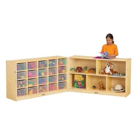 Jonti-Craft Baltic Birch 04230JC Wood Storage Cabinet, 96" Wide, Brown - photo 2