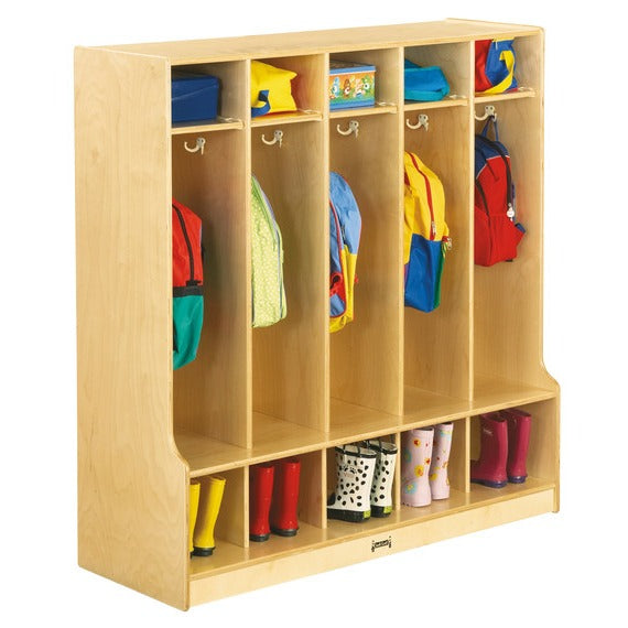 Jonti-Craft Baltic Birch 0468JC Wood Coat Locker, 48" Wide, Brown - photo 2