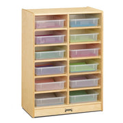 Jonti-Craft Baltic Birch Wood Storage Cabinet, 35 1/2" High, Beige - photo 2