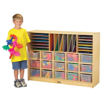 Jonti-Craft Baltic Birch Wood Storage Cabinet - 29" x 35 1/2"