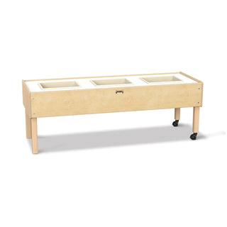 Jonti-Craft Baltic Birch Wood Table, 59" Wide, Beige - 20"