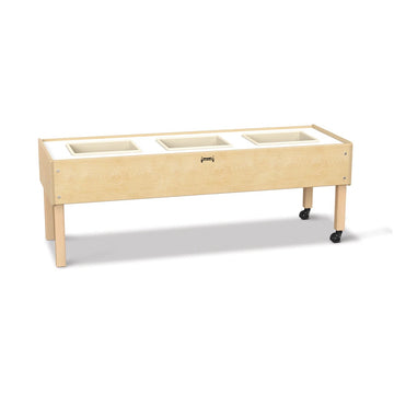 Jonti-Craft Baltic Birch Wood Table, 59" Wide, Beige - 20"