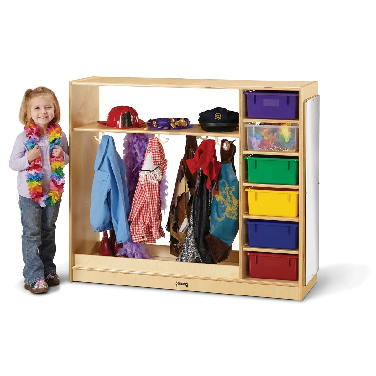Jonti-Craft Baltic Birch 0909JC Wood Storage Cabinet, 48" Wide, Beige - Default Title