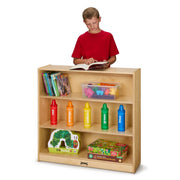 Jonti-Craft Baltic Birch Laminate Bookcase, 36 1/2" Wide, Beige - 35 1/2"