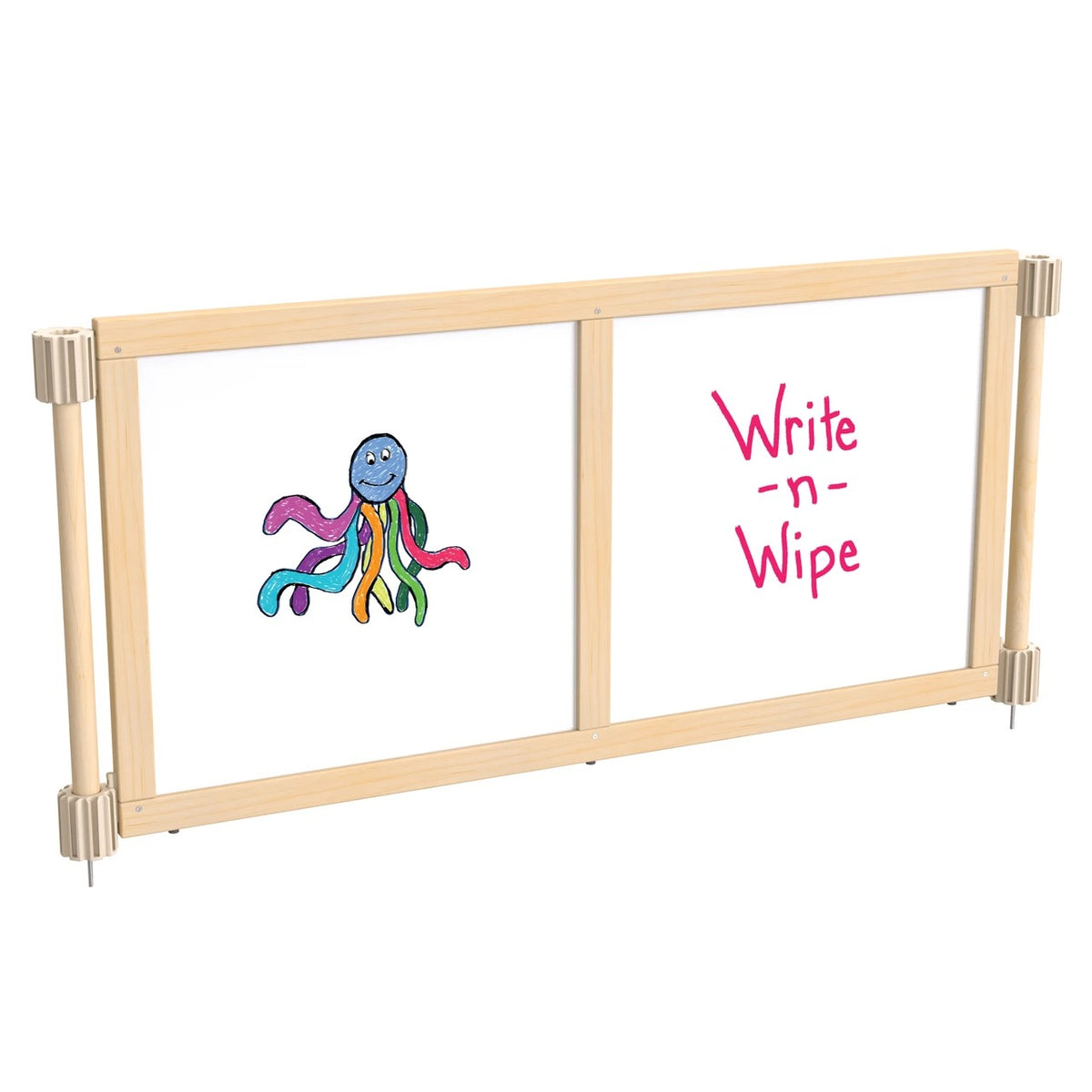 KYDZ Suite Deck Divider, 2 1/2" x 53", Beige - Write-n-Wipe
