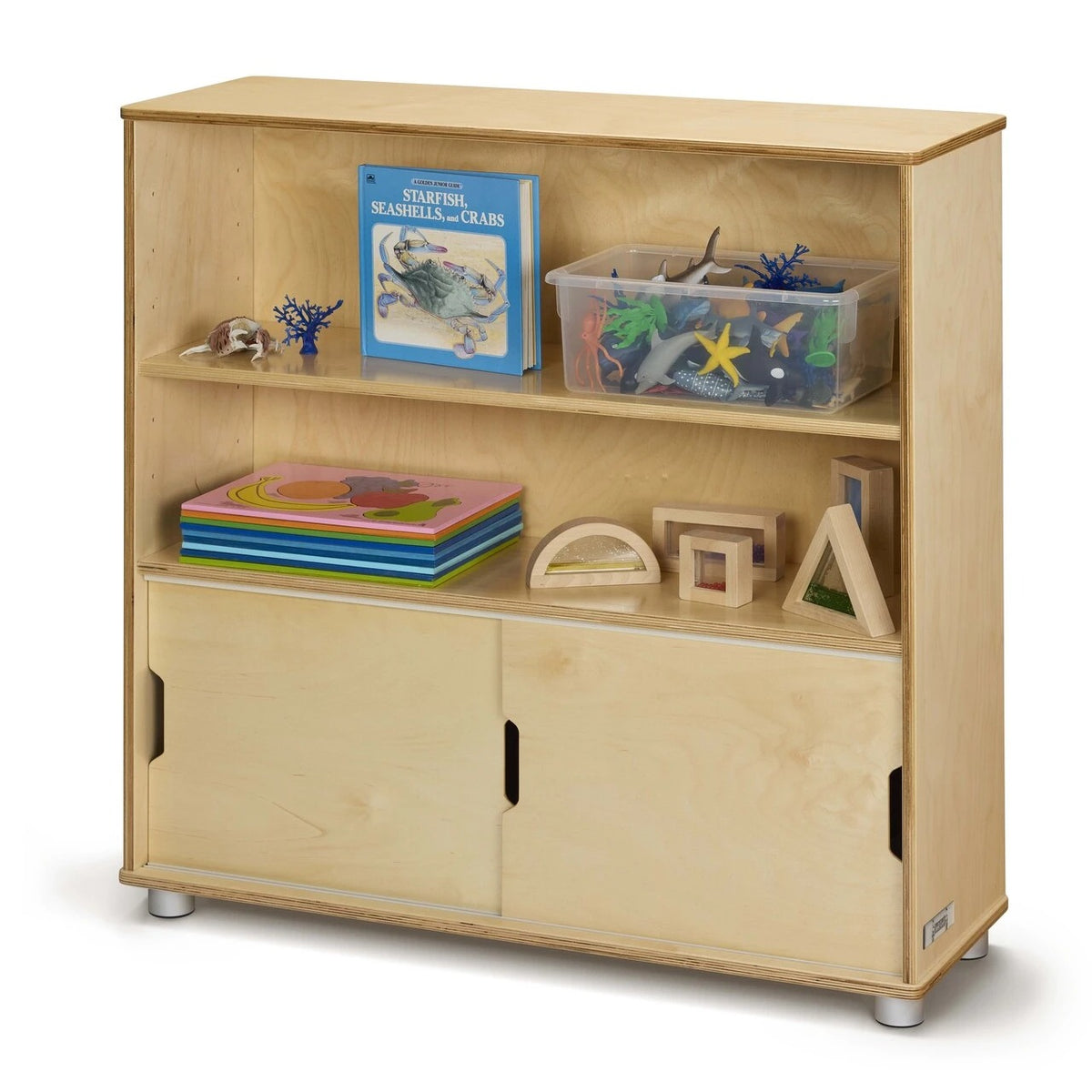 Jonti-Craft TrueModern Laminate Bookcase, 36" Wide, Beige