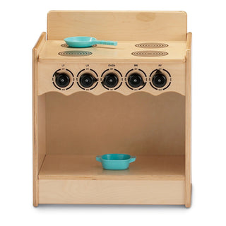 Jonti-Craft Baltic Birch 2079JC Wood Kitchen Stove, 18" Wide, Beige - Default Title