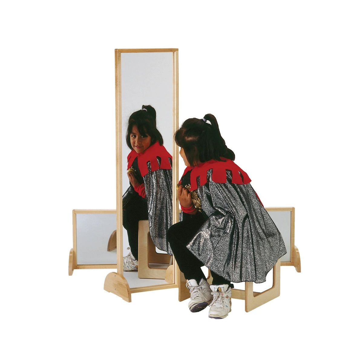 Jonti-Craft Baltic Birch 2171JC Wood Mirror, 13 1/2" Wide, Brown - Default Title