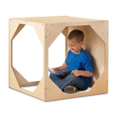 Jonti-Craft Baltic Birch 2375JC Wood Reading Hideaway, 29" Wide, Brown - photo 2