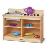 Jonti-Craft Baltic Birch 2422JC Wood Toddler Kitchenette, 30" Wide, Beige - photo 3