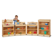 Jonti-Craft Baltic Birch 2431JC Wood Toddler Kitchen Set, 80 1/2" Wide, Beige - Default Title