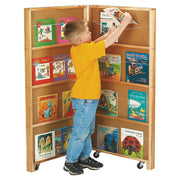 Jonti-Craft Baltic Birch Wood Bookcase, 48" High - 48"