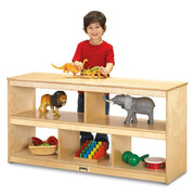 Jonti-Craft Baltic Birch 3198JC Wood Toddler Shelf, 50" Wide, Brown - Default Title