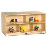 Jonti-Craft Baltic Birch Wood Storage Island, 48" Wide, Brown - photo 2