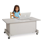 Jonti-Craft Baltic Birch Desk, 42" Wide - White