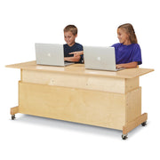 Jonti-Craft Baltic Birch Desk, 60" Wide - Maple