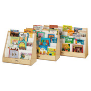 Jonti-Craft Baltic Birch Wood Pick-a-Book Stand, 27 1/2" High, Brown - photo 3