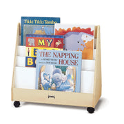 Jonti-Craft Baltic Birch Wood Pick-a-Book Stand, 30" Wide, Brown - 30"