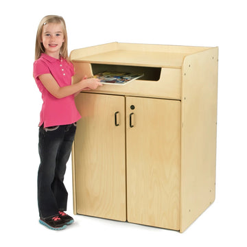 Jonti-Craft Baltic Birch 3516JC Wood Book Return, 29" Wide, Brown - Default Title