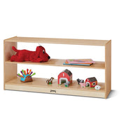 Jonti-Craft Baltic Birch 3903JCPLNC Wood Toddler Straight-Shelf, 48" Wide, Brown - photo 3