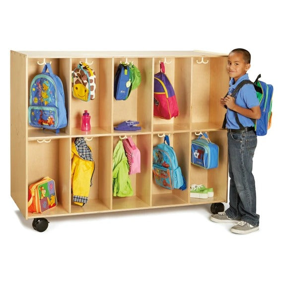 Jonti-Craft Baltic Birch 3946JC Locker, 60" Wide, Brown - photo 2