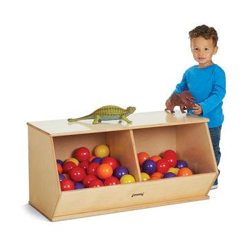 Jonti-Craft Baltic Birch 3957JC Wood Toy Crate, 35" Wide, Brown - Default Title