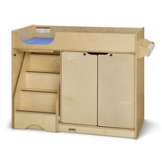 Jonti-Craft Baltic Birch Wood Changing Cabinet, 48" Wide, Brown - photo 2