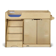 Jonti-Craft Baltic Birch Wood Changing Cabinet, 48" Wide, Brown - photo 3