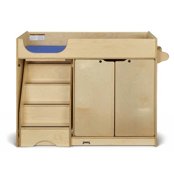 Jonti-Craft Baltic Birch Wood Changing Cabinet, 48" Wide, Brown - photo 3