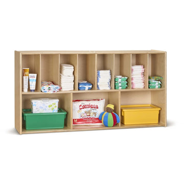 Jonti-Craft Baltic Birch 5141JC Wood Organizer, 48" Wide, Brown - Default Title