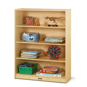 Jonti-Craft Baltic Birch Laminate Bookcase, 36" Wide, Beige - 48"