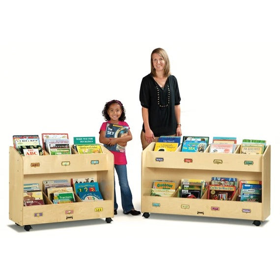 Jonti-Craft Baltic Birch Wood Organizer Display, 29 1/2" High, Brown - photo 4