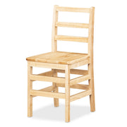 Jonti-Craft Baltic Birch Wood Chair, Beige - 33"