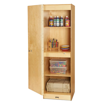 Jonti-Craft Baltic Birch Wood Storage Cabinet - 22" 72" Single-Door