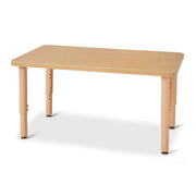 Jonti-Craft Baltic Birch Laminate Table, 14 - 24" High, Brown - photo 2