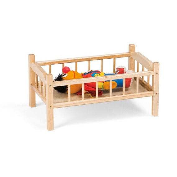 Jonti-Craft Baltic Birch 6305JC Wood Doll Bed, 12 1/2" Wide, Brown - photo 2