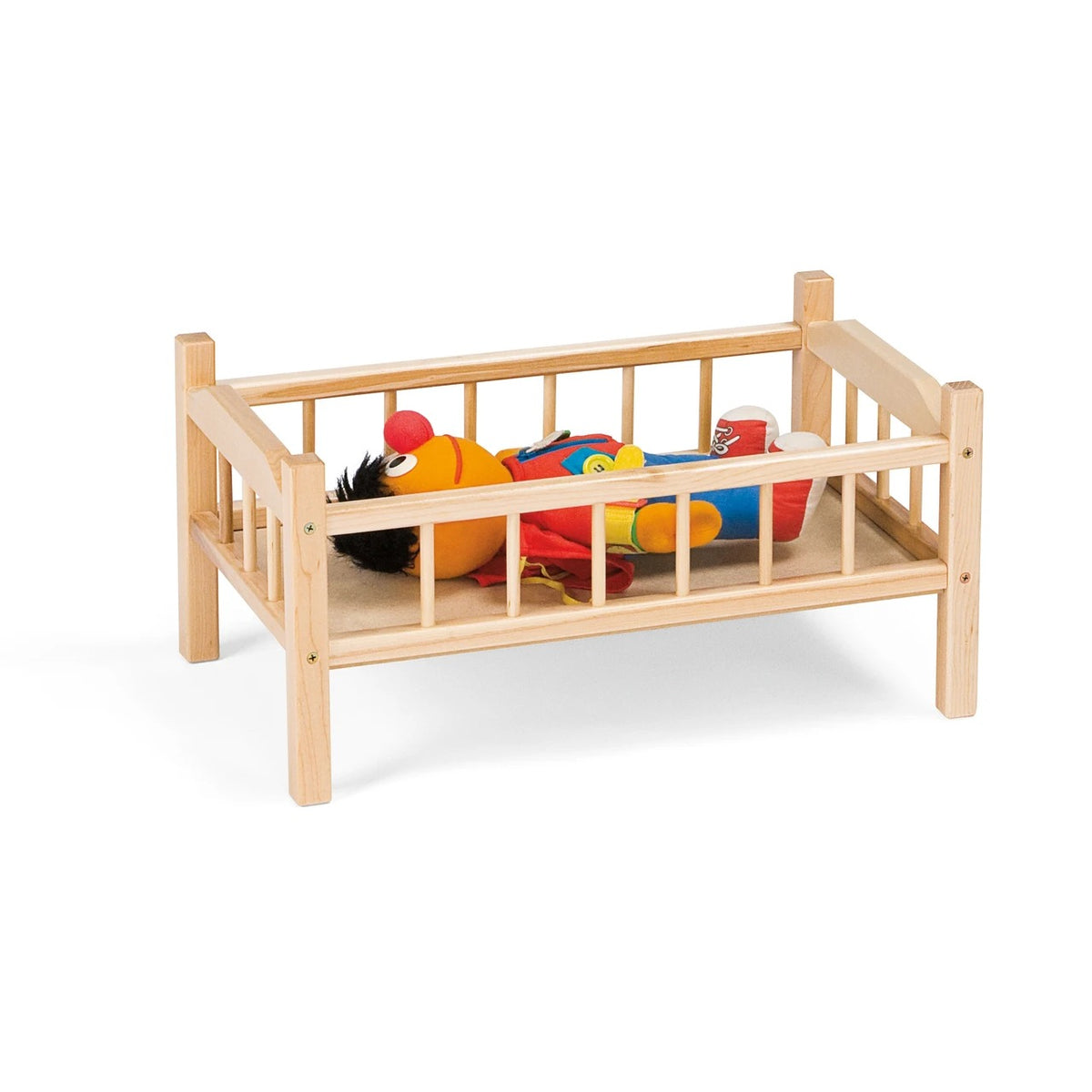 Jonti-Craft Baltic Birch 6305JC Wood Doll Bed, 12 1/2" Wide, Brown - Default Title