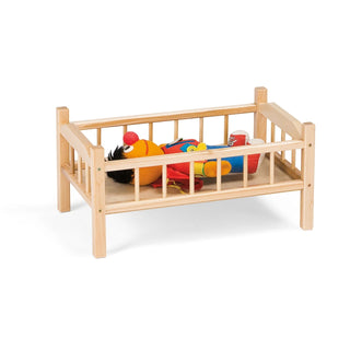Jonti-Craft Baltic Birch 6305JC Wood Doll Bed, 12 1/2" Wide, Brown - Default Title