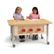 Jonti-Craft Baltic Birch 6474JCM251 Table Workstation, 20 - 31" High, Beige - photo 2