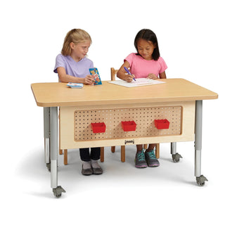 Jonti-Craft Baltic Birch 6474JCM251 Table Workstation, 20 - 31" High, Beige - Default Title