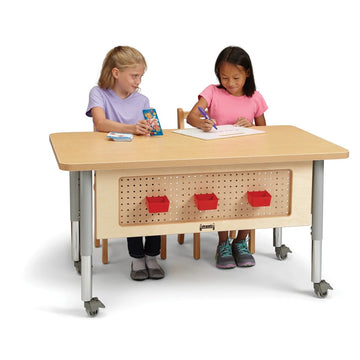 Jonti-Craft Baltic Birch 6474JCM251 Table Workstation, 20 - 31" High, Beige - Default Title