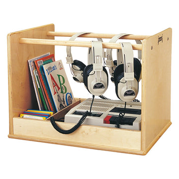 Jonti-Craft Baltic Birch 6748JC Headphone Caddie, 15 1/2" High, Beige - Default Title