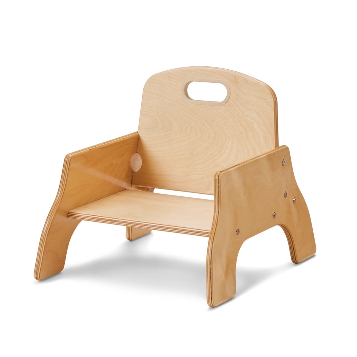 Jonti-Craft Baltic Birch Wood Chair, Beige - 16"
