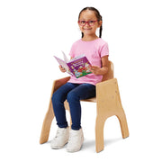 Jonti-Craft Baltic Birch Wood Chair, Beige - 18"